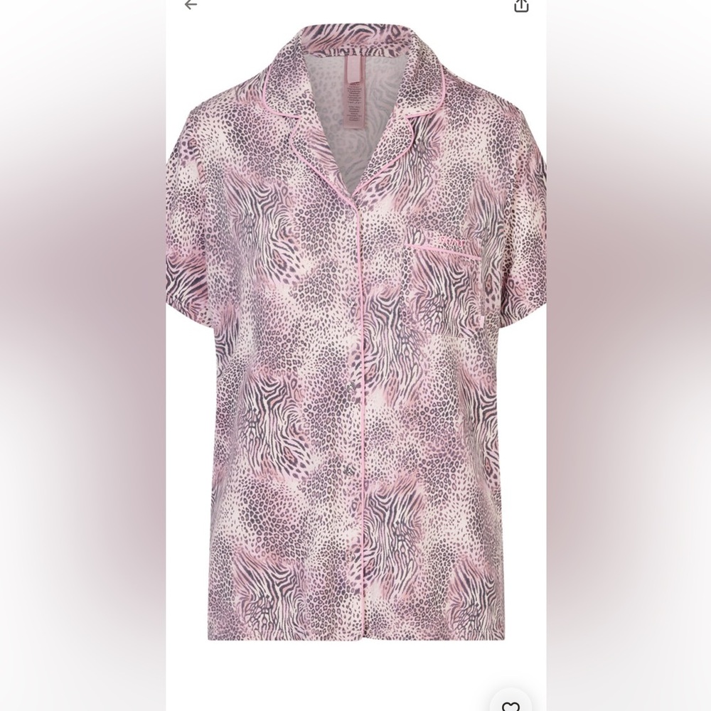 SKIMS Bloom Animal PJ Shirt